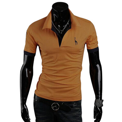 

Zogaa Men's POLO Shirt Fawn Short Sleeve