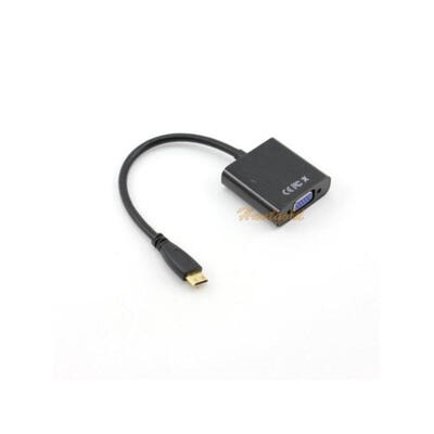 

Совершенно новый Mini HDMI мужчина к VGA Женский адаптер конвертер видео + 3,5 мм аудио кабель
