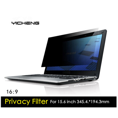 

15 6 inch Widescreen 169 sizeWxH 136"x765" 3454x1943mm Privacy Filter for Laptop Computer Monitor Anti-Glare