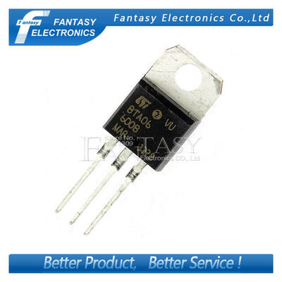 

50PCS BTA06-600B TO220 BTA06-600 TO-220 06-600B new free shipping
