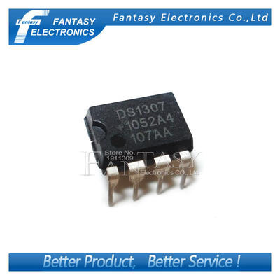 

100PCS DS1307 DIP8 DS1307N DIP new and original IC free shipping