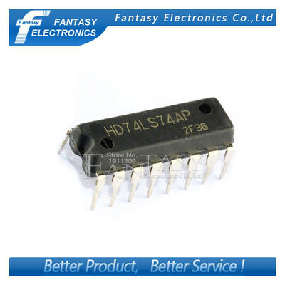 

10PCS HD74LS74AP DIP14 HD74LS74 DIP SN74LS74AN 74LS74 new and original IC free shipping