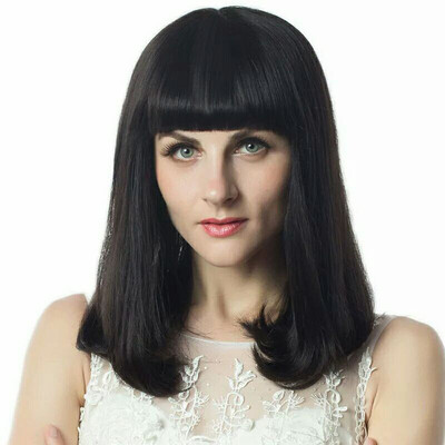 

Wigs For Women Lace Front Wig With Straight Short Human Hair