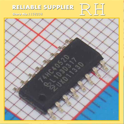 

100PCS/LOT 74HC4052D SOP-16 Dual 4-Channel Analog Multiplexer Demultiplexer