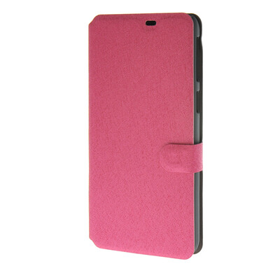 

MOONCASE Ultra thin matte surface Leather Wallet Flip Card Slot Holster Pouch Stand Back Case Cover for HTC Desire 826 Hot pink