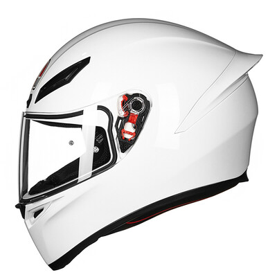 

AGV helmet K1 MONO four seasons universal wide angle ventilation&full face helmet running helmet Italy motorcycle racing helmet bright white XL