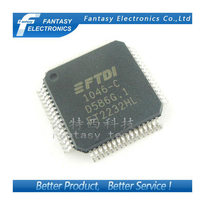 

5PCS FT2232HL FTDI LQFP64 FT2232 QFP FT2232H Dual High Speed USB to Multipurpose UART/FIFO IC new and original free shipping