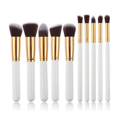 

10Pcs Professional Cosmetic Makeup Brush Brushes Set Foundation Powder Eyeshadow