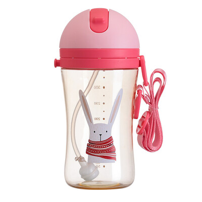 

Rikang straw cup crystal energy straw bottle kettle PPSU350ml powder RK-B1014