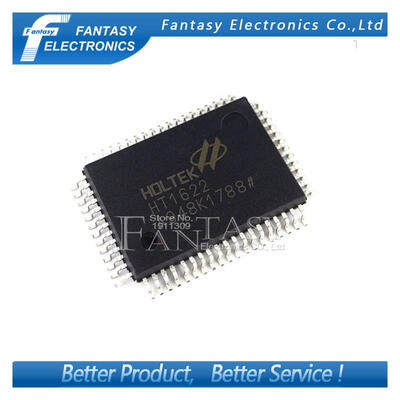

10PCS HT1622 QFP64 HT1622 QFP new and original IC free shipping