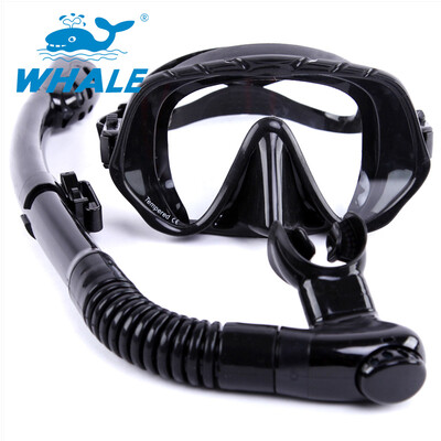 

Whale Adult Diving Snorkel Set Anti Fog UV Protection Swim Mask Freediving Mask Snorkel Set