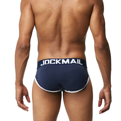 

JOCKMAIL Mens Underwear Cushion-Bottom Mens Briefs Invisible Pads Detachable