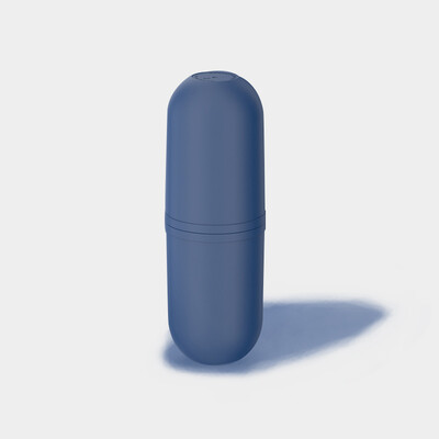 

Wolf Walker Travel Cup Set Toothbrush Box Toothpaste Portable Multifunction Capsule Cup Couple Creative Covered Toothbrush Cup LXZ-7001 Red