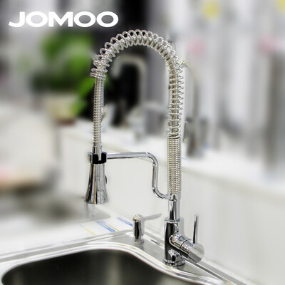 

JOMOO Кухонный смеситель Смеситель Tap Pull Down Sprayer Поворотный вращающийся Single Hole Одноручный раковина Смеситель для воды Смеситель для воды