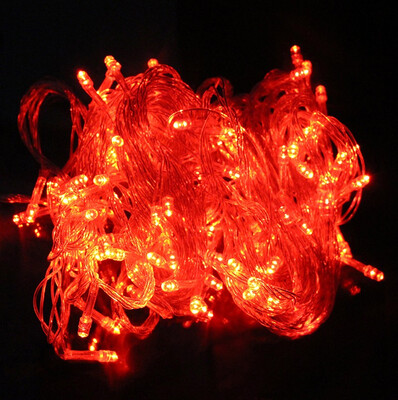 

LED String Light 10m 100-LED 8-Mode Red Light EU PlugAC220V