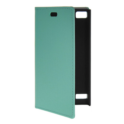 

MOONCASE Slim Leather Flip Wallet Card Pouch with Kickstand Shell Back Case Cover for BlackBerry BB Z3 Mint green