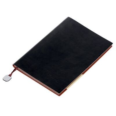 

Shaoxi culture business soft copy of the skin -16K-SWRC6003 fashion office creative notebook notebook dark gray