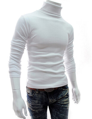 

Mens Winter Slim Warm Pullover Fit Turtleneck Knit Top Coat Knitwear Sweater
