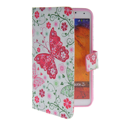 

MOONCASE Pattern Style Leather Side Flip Wallet Card Slot Pouch Stand Shell Back ЧЕХОЛ ДЛЯ Samsung Galaxy Note 3 N9000