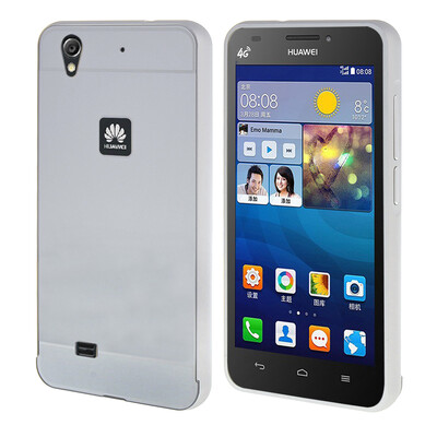 

MOONCASE Huawei G620 Случай 2 В 1 жесткий бампер вставить обложка чехол для Huawei Ascend G620 Серебряный