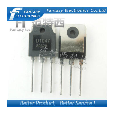

5PCS 2SD1047 TO247 D1047 TO-3P POWER TRANSISTORS new and original IC free shipping