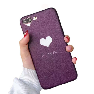 

Simple apple 7plus shell lanyard Iphone7plus soft shell silicone sleeve love tide licensing womens money for iPhone 7 case