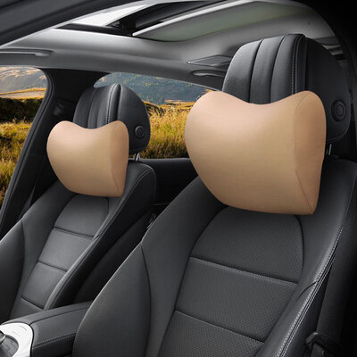 

OULEJIA car headrest OLJ-TZ001 memory cotton driving pillow car neck pillow pillow apricot