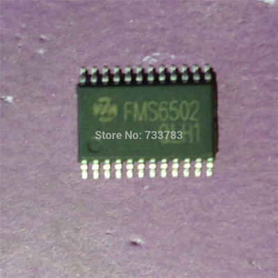 

5pcs/lot FMS6502MTC24X FMS6502MT FMS6502 8 input 6 output video switch