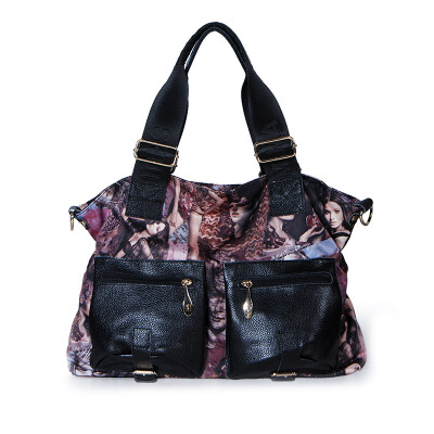 

New leather bags women high quality leopard leather shoulder bag tote bags handbags women famous brands messenger bag