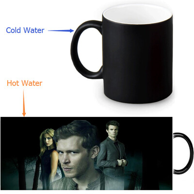 

Оригинальные 350 мл / 12 унций Heat Reveal Mug Color Change Чашка кофе Чувствительные морфинг-кружки Волшебная чашка для чайных чашек