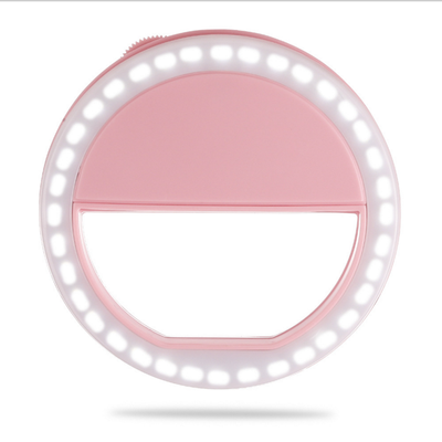 

Lanyos LED Selfie Ring Light Дополнение Яркость Украсить фотографию Видео свет Универсал Clip-on для iphone X 7 Xiaomi
