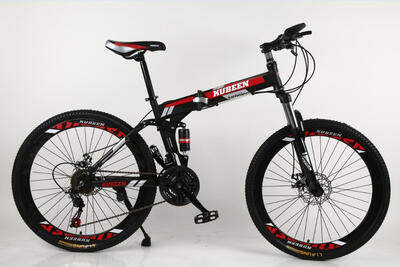

KUBEEN mountain bike 26-inch steel 21-speed dual disc brakes variable speed bicycle