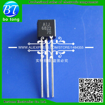

Free Shipping 100pcs/lot ALJ6822 6822 TO-92 Transistor