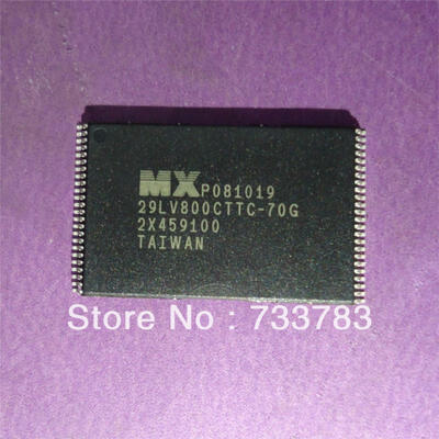 

10pcslot MX29LV800CTTC-70G 29LV800CTTC-70G M-BIT 1Mx8512K x16 CMOS SINGLE VOLTAGE
