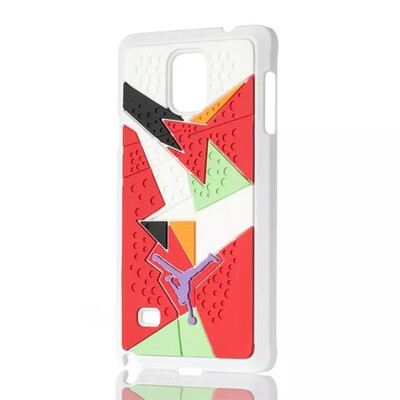 

MITI New Arrival Air Jordan sneakers 4 6 7 Sole PVC Rubber Cover For Samsung Galaxy Note 4 N9100 jordan's Phone Case 15 colors