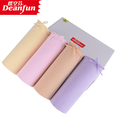

Butterfly Deanfun Ms Panties High Waist Solid Cotton Abdomen Seamless Women&39s Boxer 4 Pack Gift Box  code