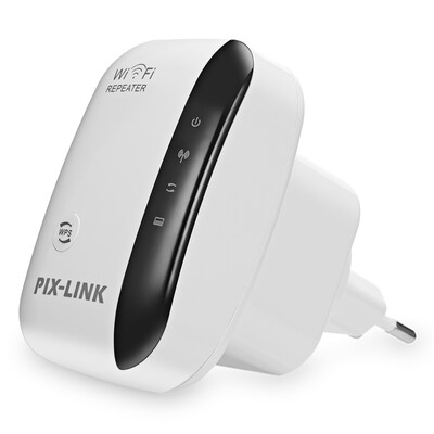 

PIXLINK WR03 WiFi Repeater Wireless Range Extender Booster 300Mbps