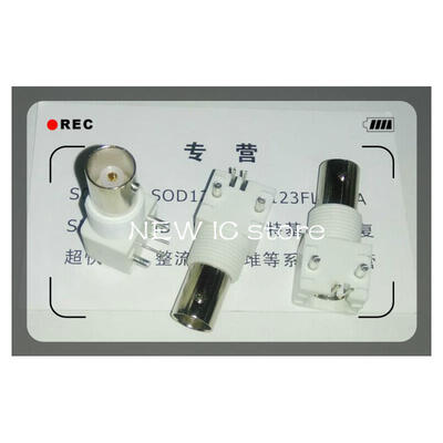 

Free Shipping 10PCS/Lot Surveillance video BNC socket panel BNC white plastic seat seat Q9-BNC BNC female IC