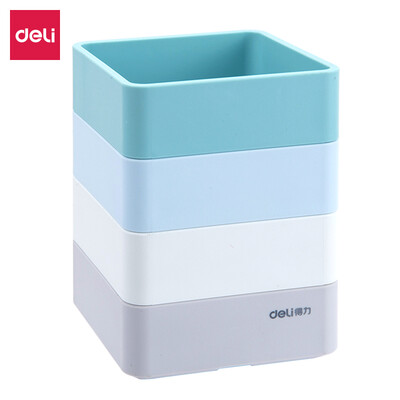 

Deli deli stackable creative pen holder simple fashion storage box 9125