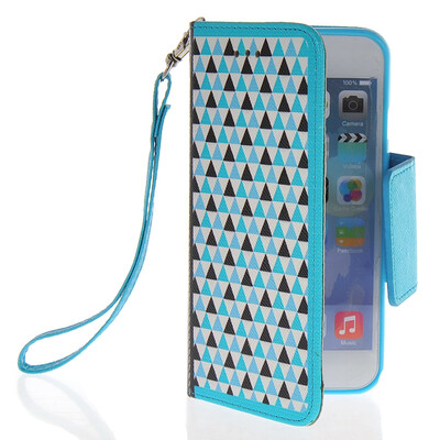 

MOONCASE Fashion Leather Side Flip Wallet Card Slot Pouch Stand Back Case Cover for Apple iPhone 6 Plus