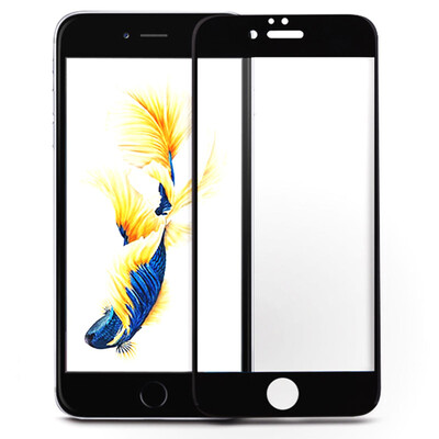 

ESCASE Apple, iPhone 6S Plus закаленного стекла пленка 3D ламинированной пленка полноэкранные стальная дуга край черных пограничная мембрану