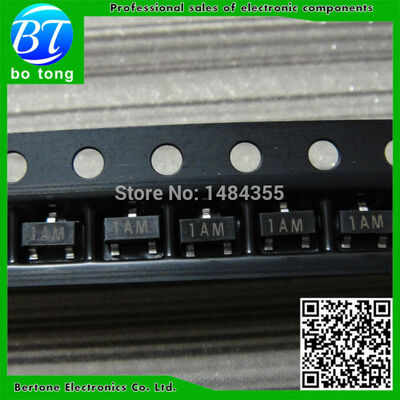 

200pcs MMBT3906 MMBT3904each 100pcs 1AM 2A 3904 3906 MMBT3906LT1G MMBT3904LT1G 2N3906 2N3904 SOT-23 PNP SMD Transistor