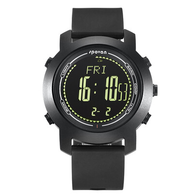 

SPOVAN Bravo II Men Hiking Climbing Outdoor Watches Genuine Leather Sapphire Digital Watch Men Casual Wistwatches