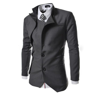 

Zogaa New Men's Suit Irregular Slim