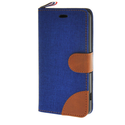 

MOONCASE Denim Style Flip Wallet Card Pouch Bracket Back чехол для Cover Sony Xperia Z3 Compact ( Mini ) синий