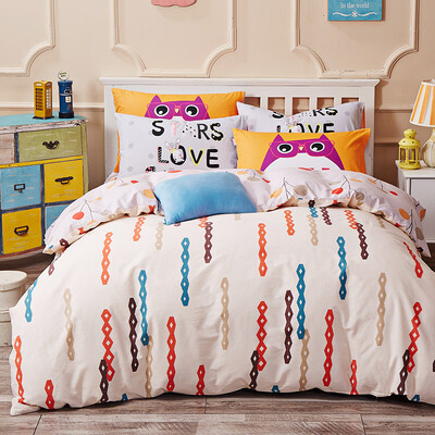 

SHENGWEI постельные принадлежности модный набор 4 штуки простыня чехол на одеяло 100% хлопок 1,5м 1,8м кровать