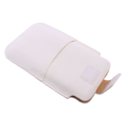 

White Faux Leather Phone Case Cover Skin Bag Pouch For Samsung Galaxy i9200