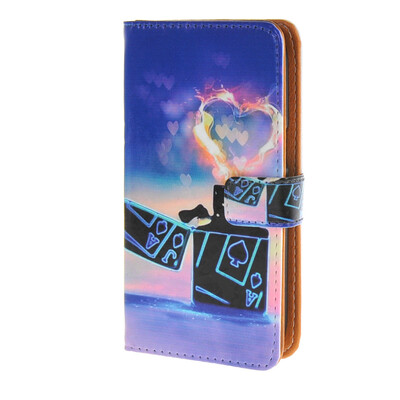 

MOONCASE Case for Samsung Galaxy Ace 4 SM-G357 SM-G357FZ PU Leather Flip Wallet Style and Kickstand Design Case Cover / a10