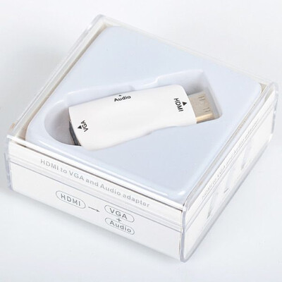 

1080p мини - HDMI - адаптер vga с аудио кабель для пк - тв белый