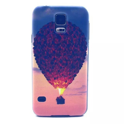 

мити горячей продажи ультратонкий телефоны для Samsung S5 i9600 мягкой тпу четкие транспарентные телефона кожа охватывают различные цветы краской